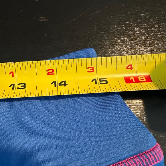 Jofit Women's Blue Pink Trim Golf Tennis Athletic Skort with Pockets - Picture 7 of 9